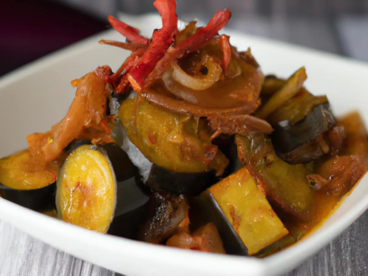Spicy Eggplant Vegetable