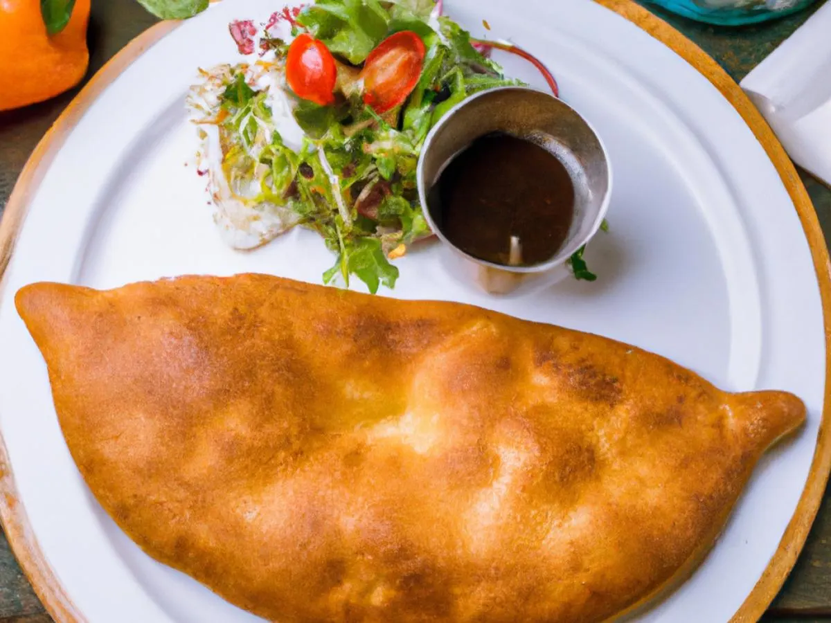 Half Combo Calzone and Salad Half Combo Calzone and Salad
