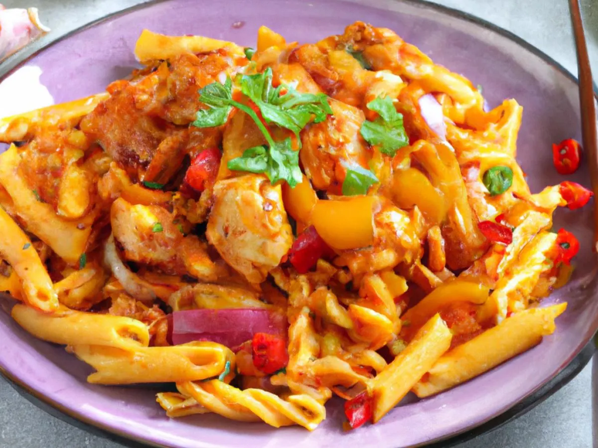 Chili Chicken Pasta Box Chili Chicken Pasta Box