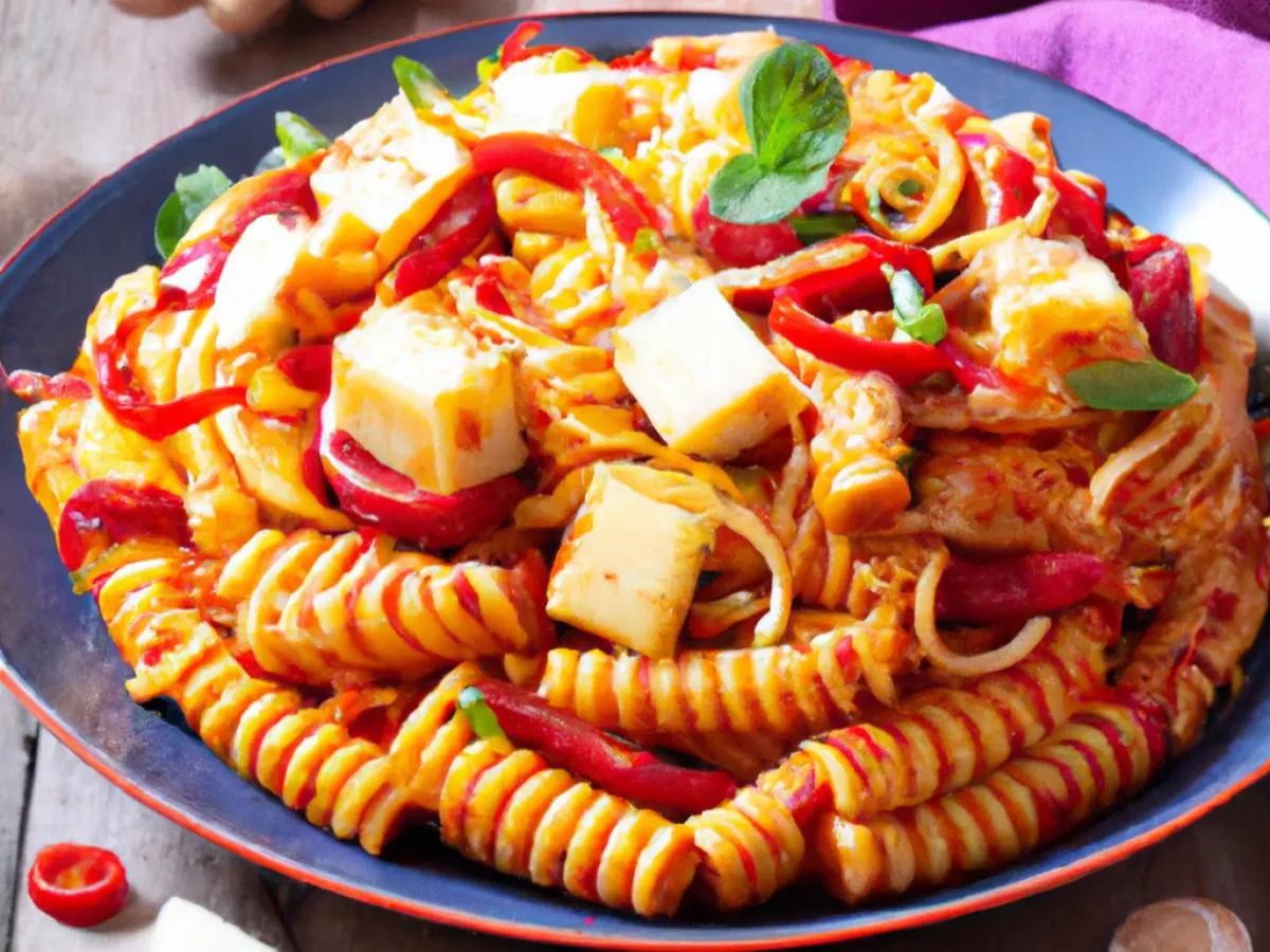 Chili Paneer Pasta Box Chili Paneer Pasta Box