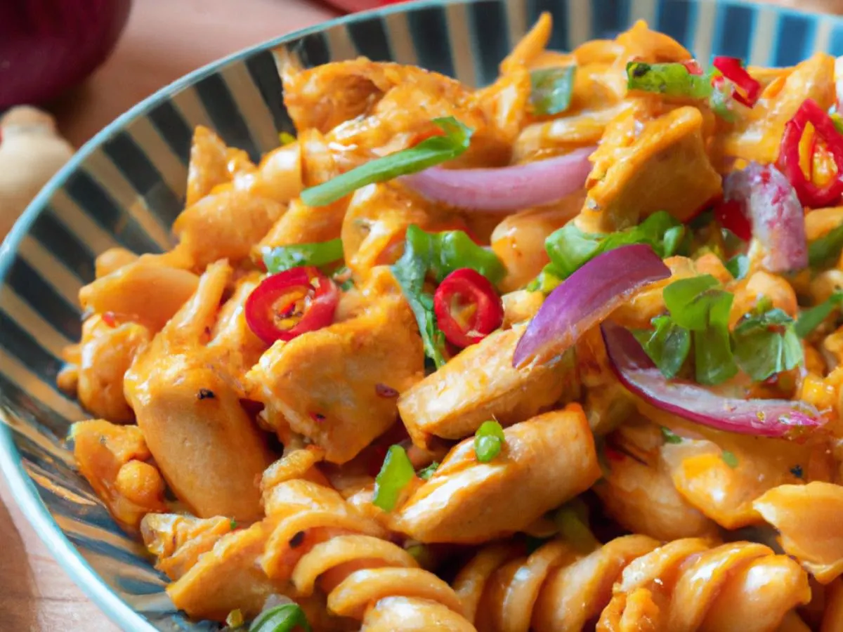 Chili Chicken Pasta Platter Chili Chicken Pasta Platter