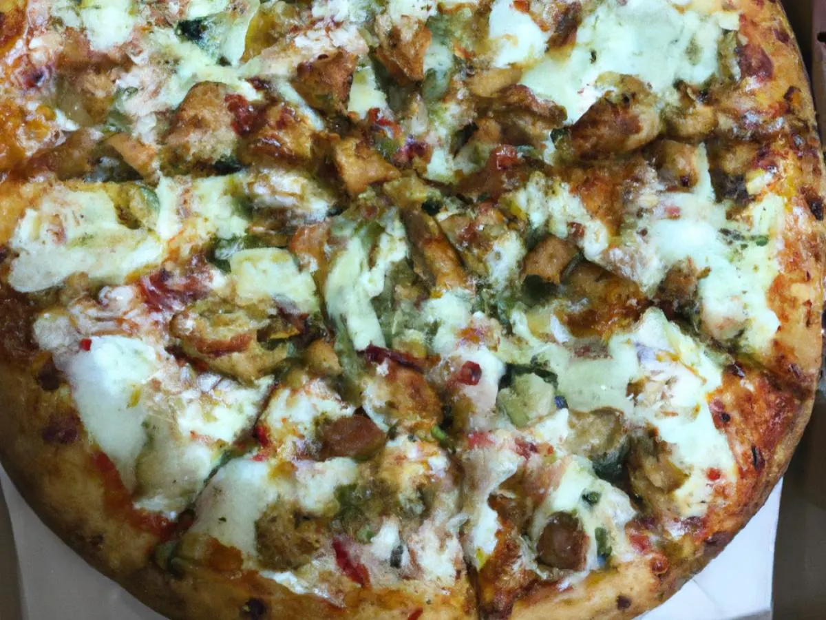 Personal Pizza With Grilled Chicken Personal Pizza With Grilled Chicken
