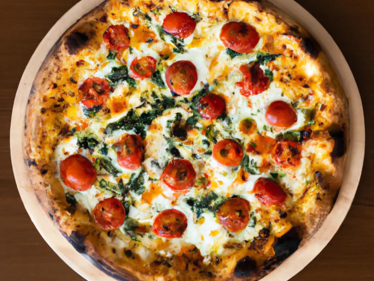 Personal Cheese Pizza With Fresh Tomatoes Personal Cheese Pizza With Fresh Tomatoes