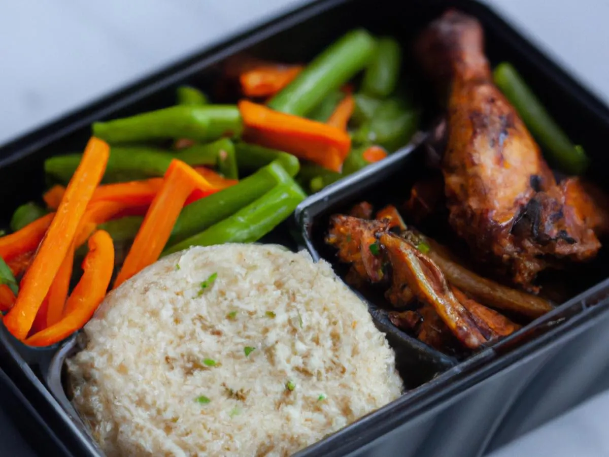 Jerk Chicken with White Rice and Mixed Steam Veg Jerk Chicken with White Rice and Mixed Steam Veg