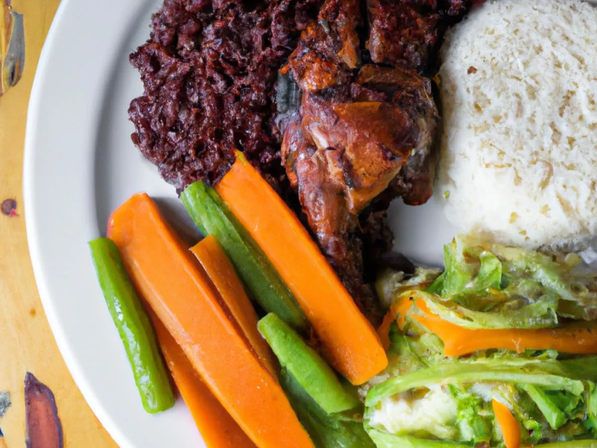 Jerk Chicken with Rice, Peas and Mixed Steam Veg Jerk Chicken with Rice, Peas and Mixed Steam Veg