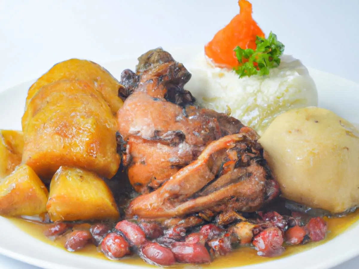 Stew Chicken with Rice, Peas and Root Veg Medley Stew Chicken with Rice, Peas and Root Veg Medley