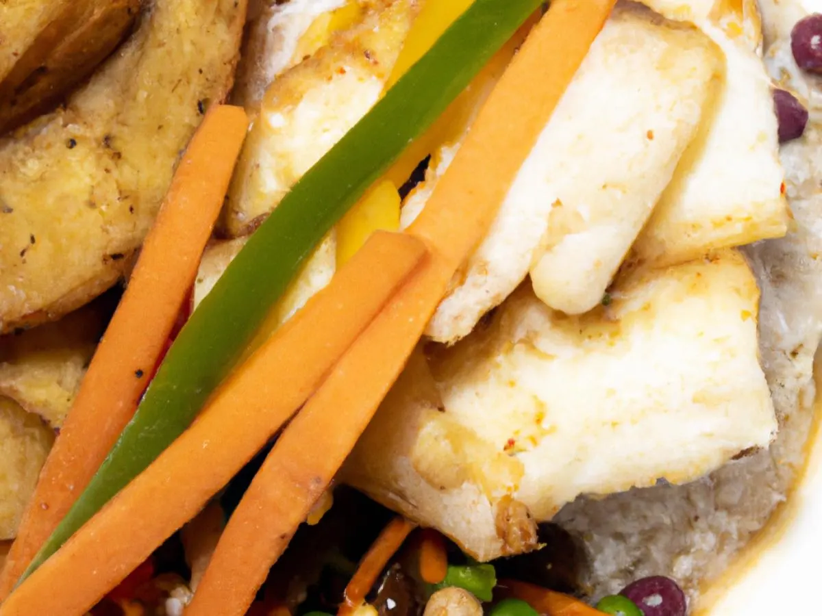 Stew Fish (White Fish Fillet) with Rice, Peas and Root Veg Medley Stew Fish (White Fish Fillet) with Rice, Peas and Root Veg Medley