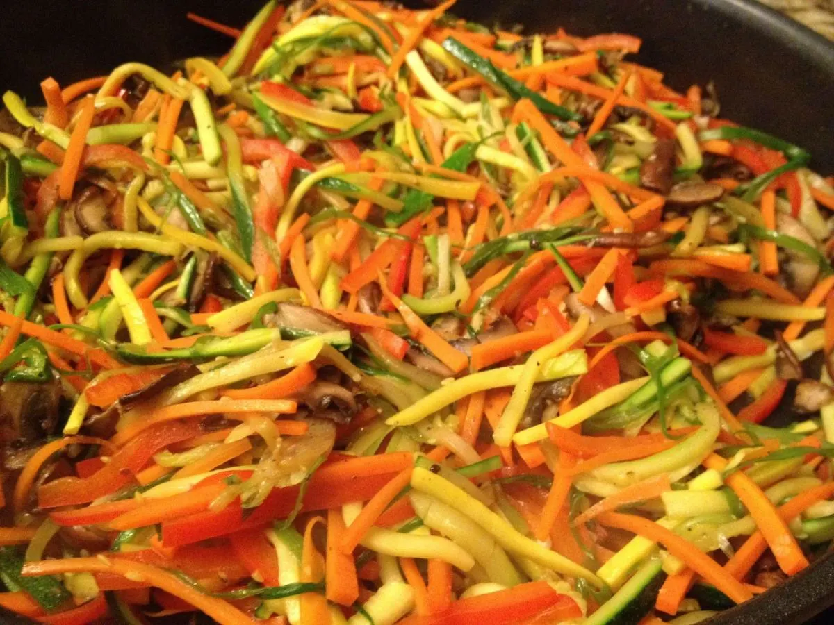 Julienne Grilled Vegetables Julienne Grilled Vegetables