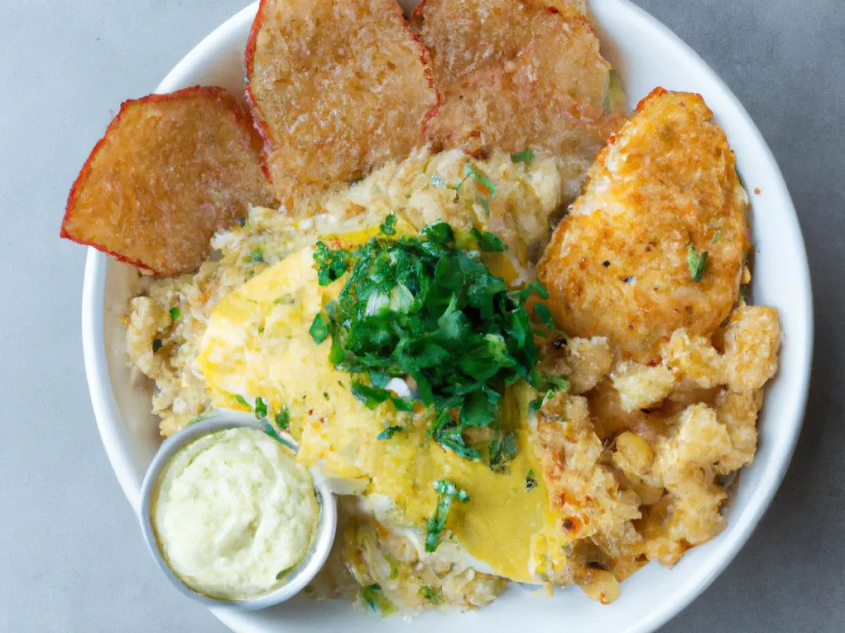 Crunchy Fish Grain Bowl Crunchy Fish Grain Bowl