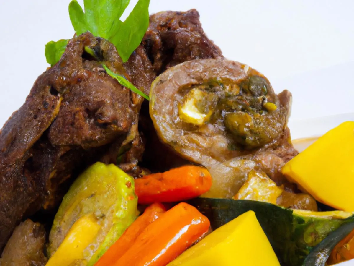 Oxtail with Curry Squash and Mixed Steam Veg Oxtail with Curry Squash and Mixed Steam Veg