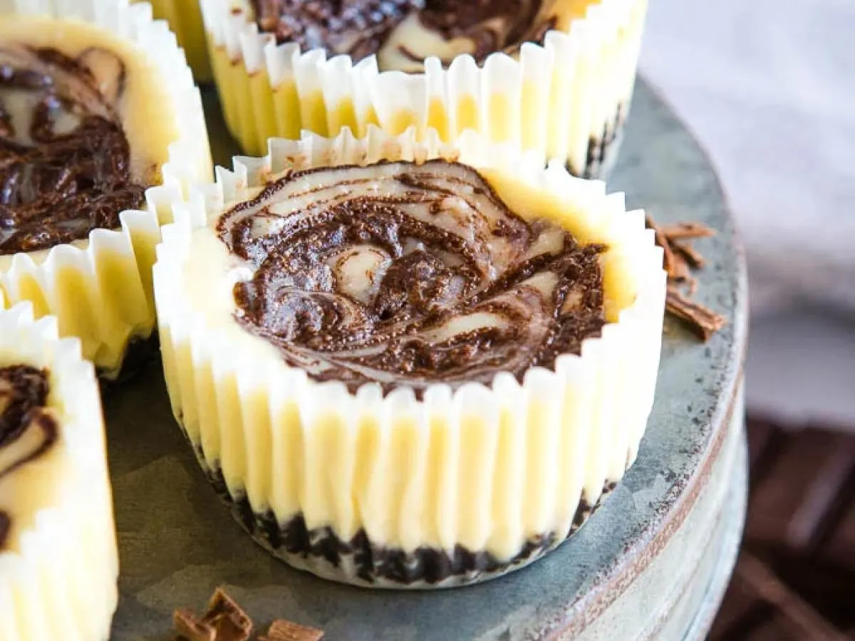Chocolate Marble Cheesecake Bites Chocolate Marble Cheesecake Bites