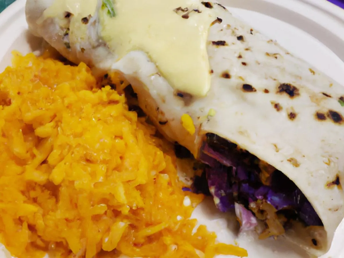 Vegetarian Burrito Vegetarian Burrito