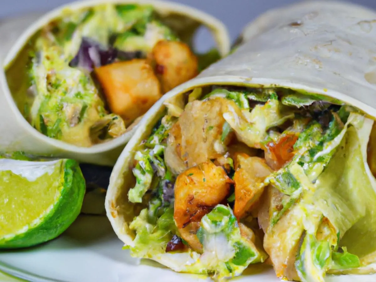 Vegan Chicken Burrito Vegan Chicken Burrito