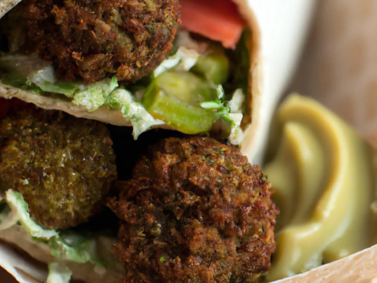 Boxed Falafel Wrap Boxed Falafel Wrap