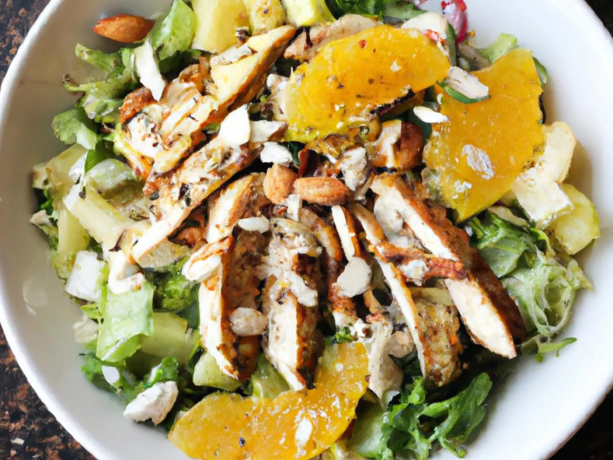 Roasted Chicken Citrus Entree Salad Roasted Chicken Citrus Entree Salad