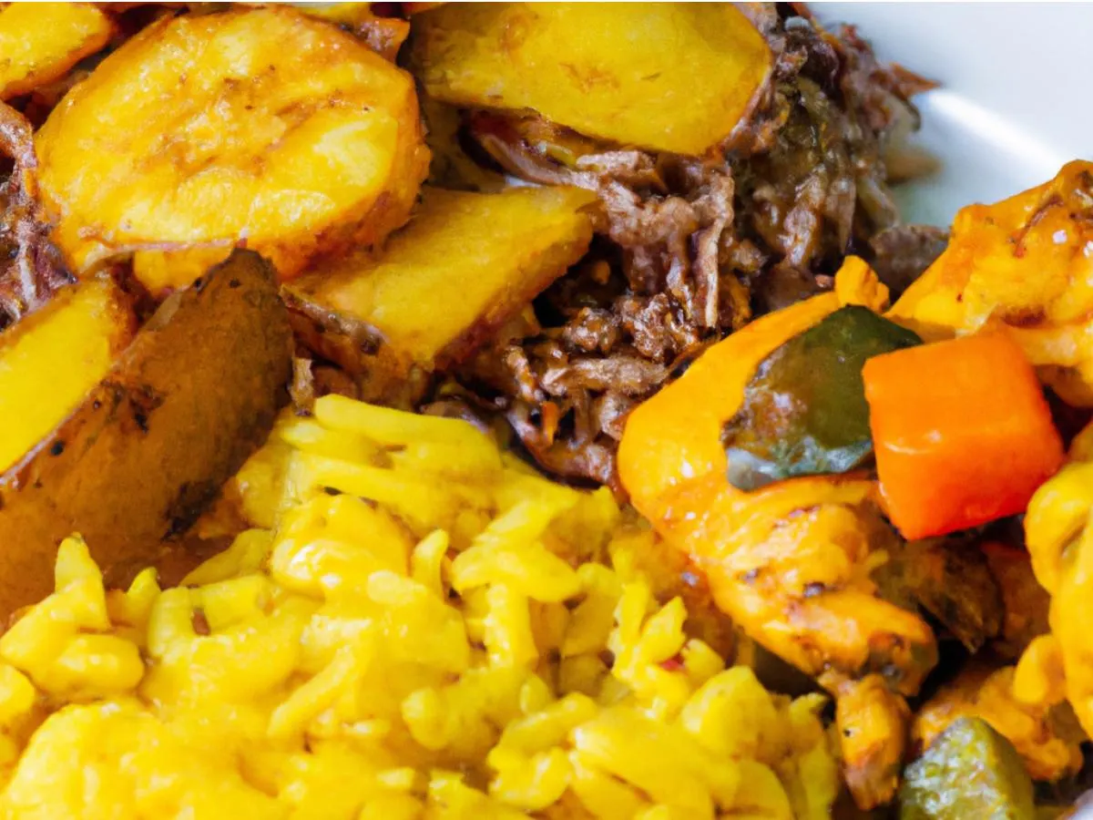 Chicken Pelau with Curry Squash and Root Veg Medley Chicken Pelau with Curry Squash and Root Veg Medley