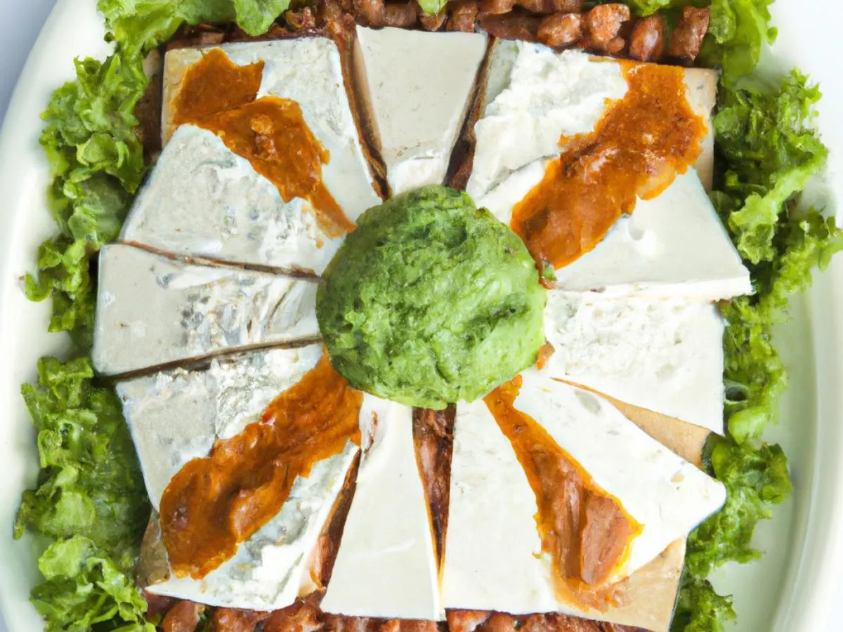 Tofu Verde Taco Salad