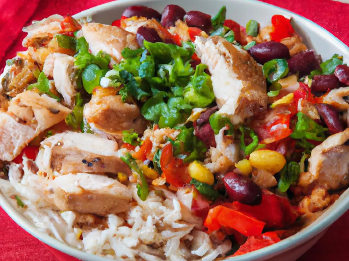 Chicken Fajita Burrito Bowl