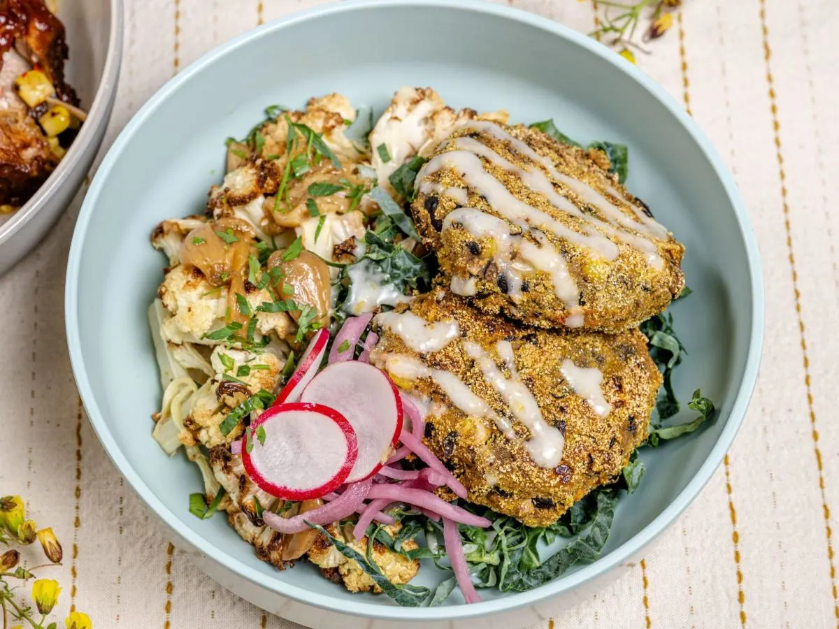 Black Bean & Corn Cakes Black Bean & Corn Cakes