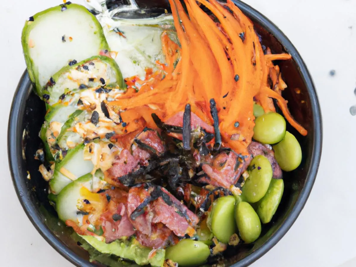 Spicy Tuna Bowl with Kelp Noodle Slaw Spicy Tuna Bowl with Kelp Noodle Slaw