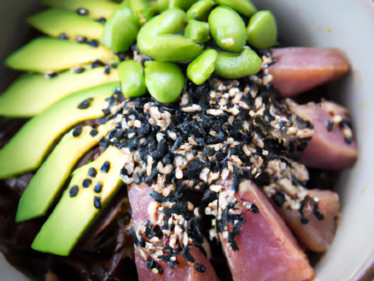 Classic Tuna Bowl with Forbidden Black Rice Classic Tuna Bowl with Forbidden Black Rice