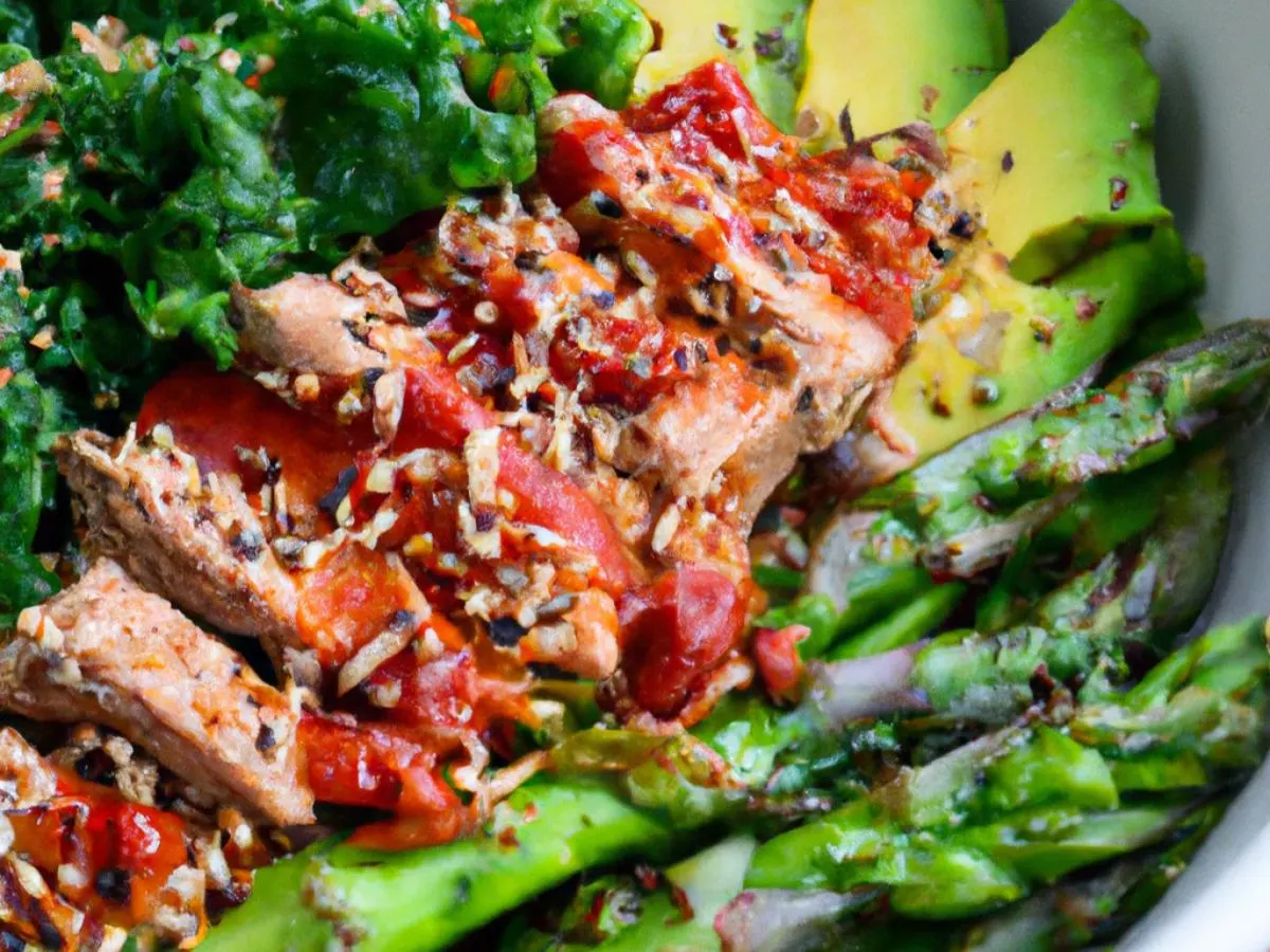 Sriracha Tuna Bowl with Citrus Kale Salad Sriracha Tuna Bowl with Citrus Kale Salad