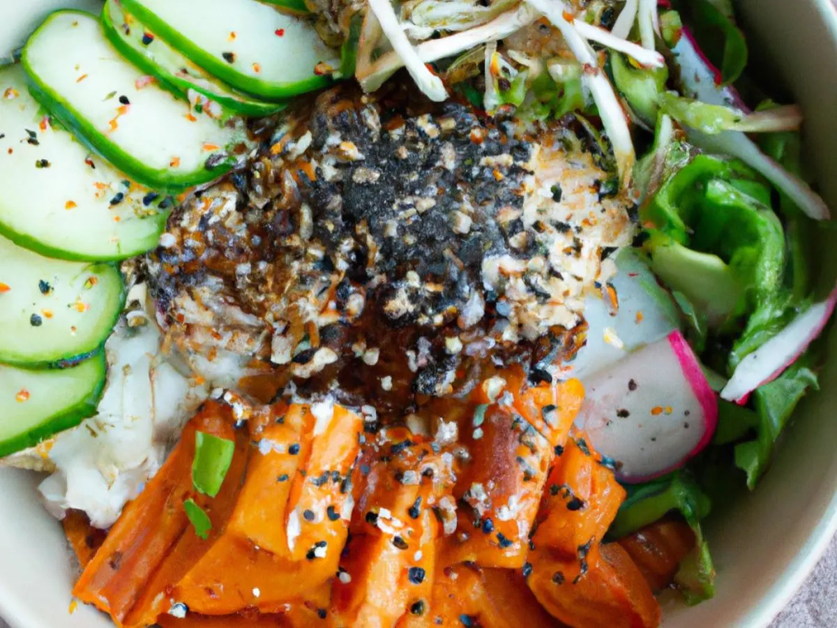 Ponzu Lime Sweet Potato Bowl with Bamboo Rice Ponzu Lime Sweet Potato Bowl with Bamboo Rice