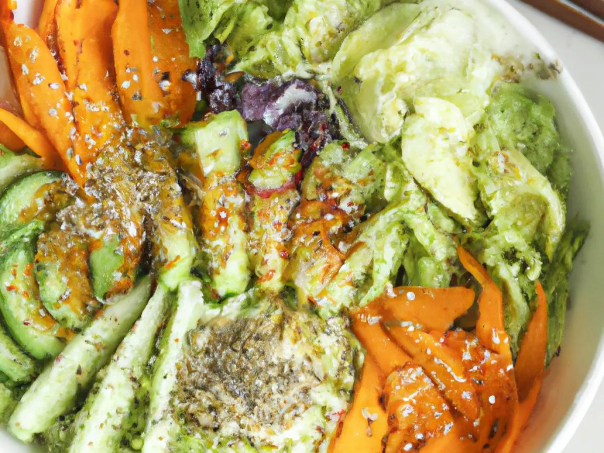 Ponzu Lime Sweet Potato Bowl with Kelp Noodle Slaw Ponzu Lime Sweet Potato Bowl with Kelp Noodle Slaw