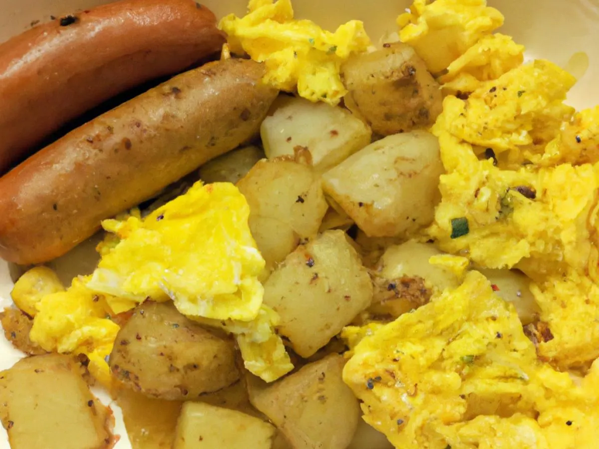 Hot Breakfast Box (Turkey Sausage)