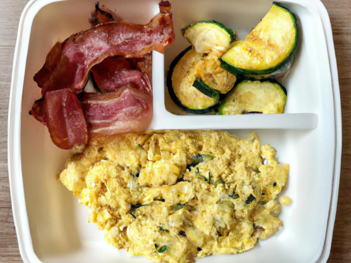 Light Carb Hot Breakfast Box (Turkey Bacon)