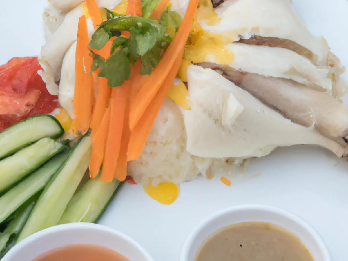 Poached "Khao Man Gai" Chicken with Jasmine Rice Poached "Khao Man Gai" Chicken with Jasmine Rice