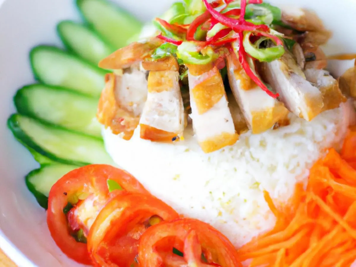 Grilled Pork with Chicken Fat Rice Grilled Pork with Chicken Fat Rice