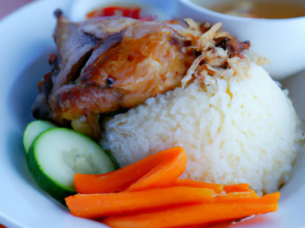 Lemongrass Chicken with Chicken Fat Rice Lemongrass Chicken with Chicken Fat Rice