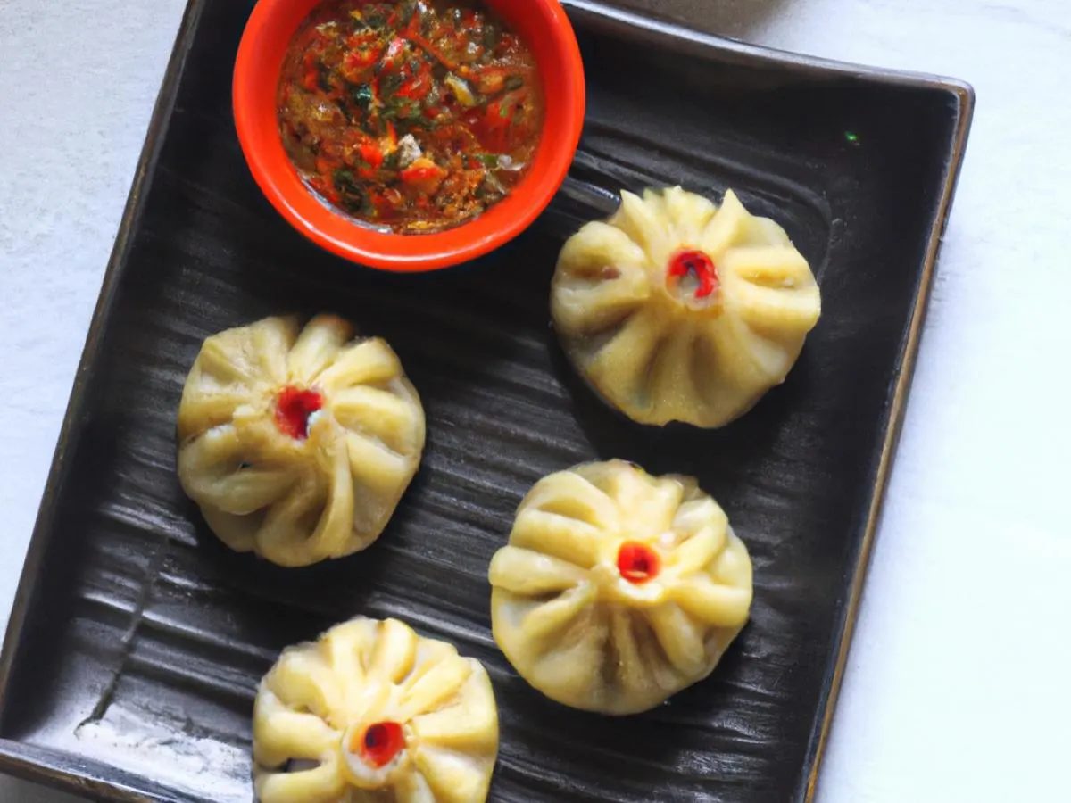 Chicken Momo Dumplings Chicken Momo Dumplings
