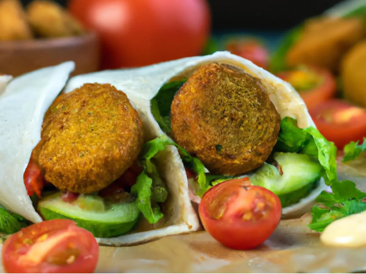 Falafel Wrap Falafel Wrap