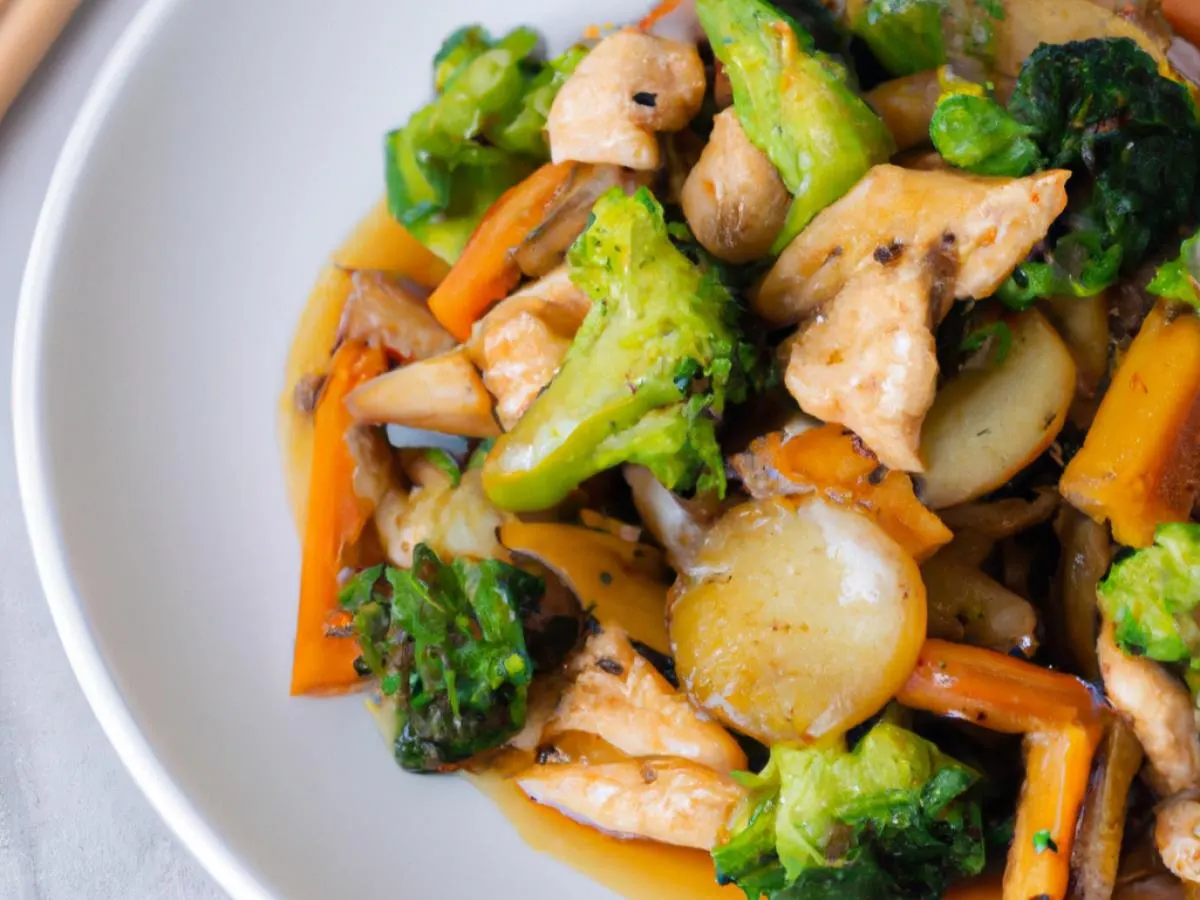 Chicken with Vegetables Chicken with Vegetables