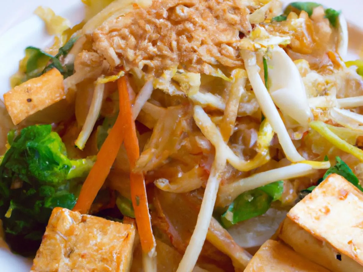 Tofu & Vegetable Pad Thai Tofu & Vegetable Pad Thai
