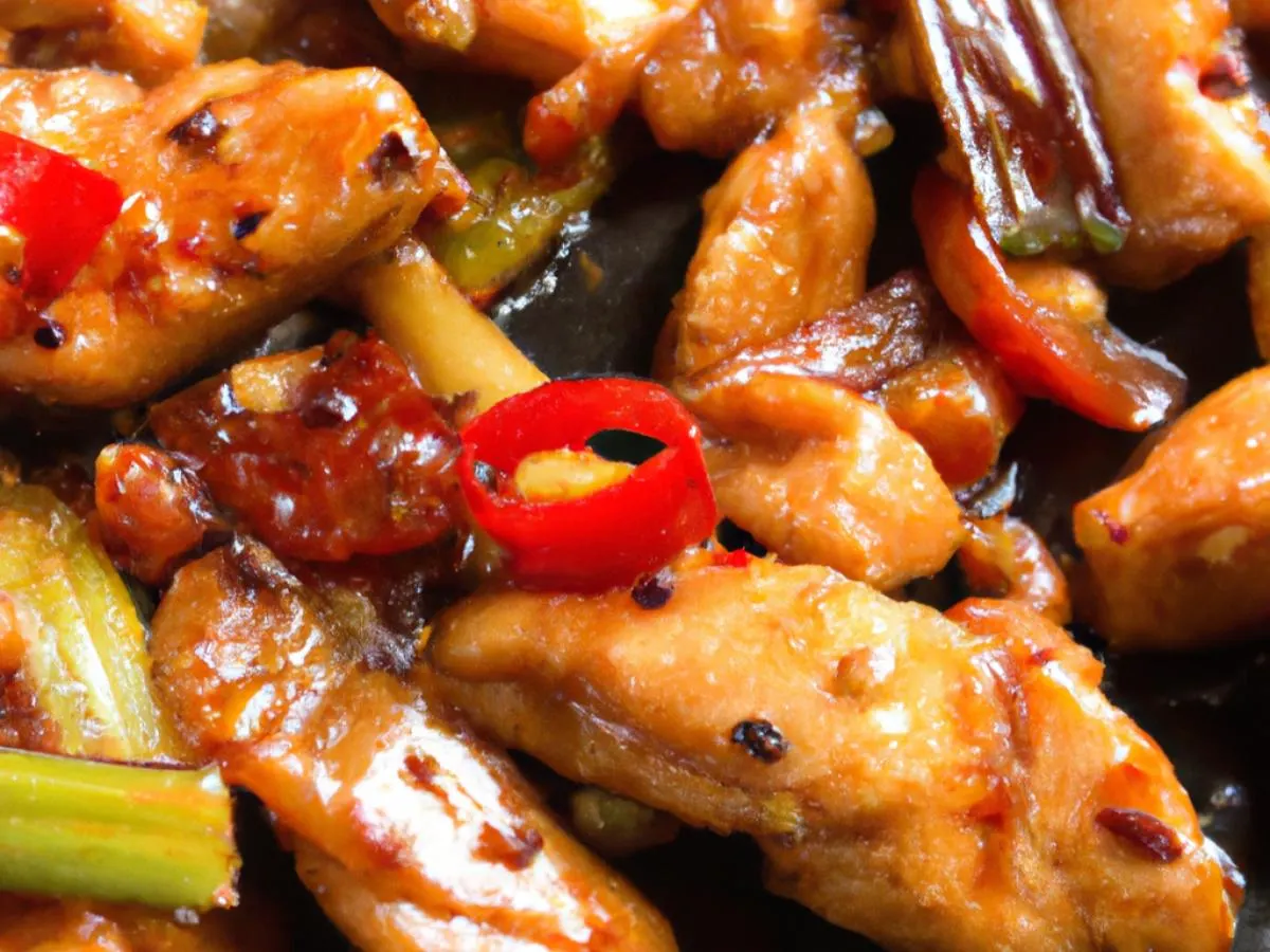 Tamari Braised Spicy Chicken Tamari Braised Spicy Chicken