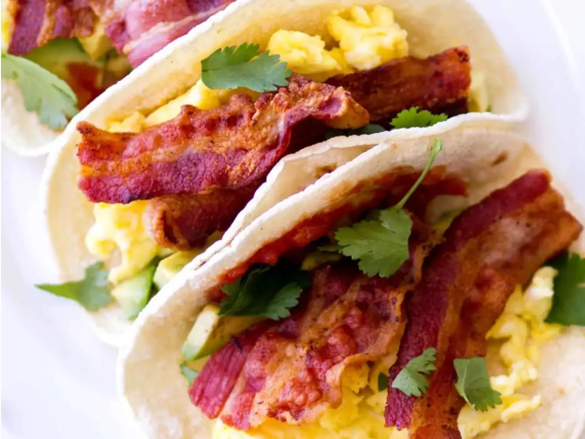 Bacon Lovers Taco on Corn Tortillas Bacon Lovers Taco on Corn Tortillas