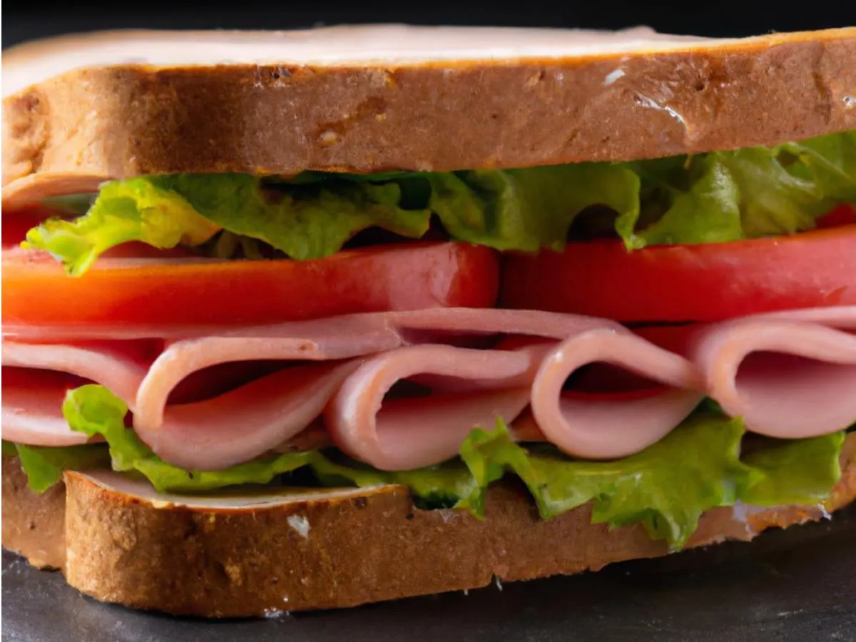Ham Sandwich on White Bread Ham Sandwich on White Bread