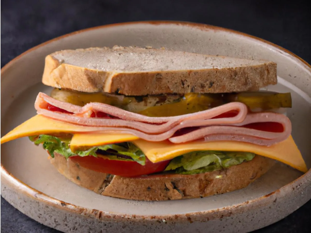 Dairy Free - Turkey Sandwich on Wheat Bread Dairy Free - Turkey Sandwich on Wheat Bread