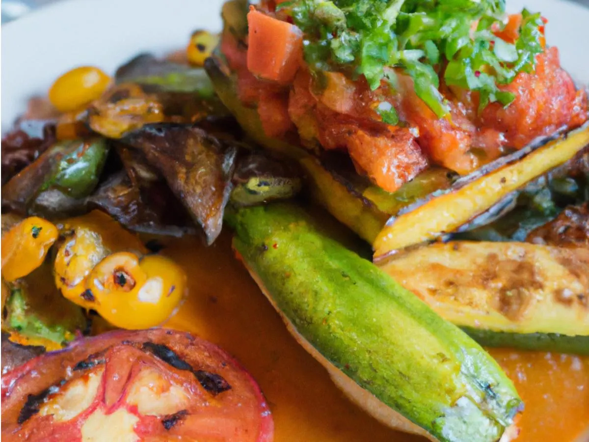 Allergen Free Polenta and Nopales Ratatouille