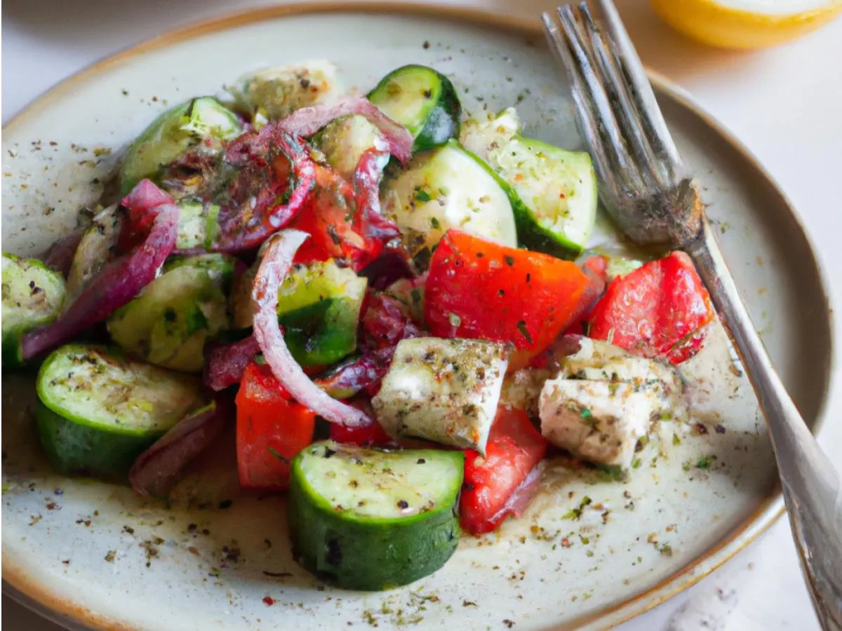 Mediterranean Greek Salad Mediterranean Greek Salad