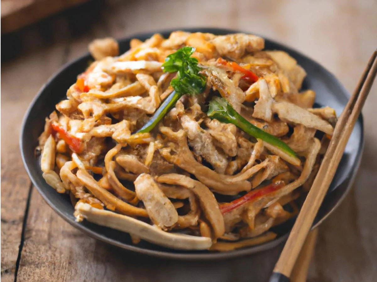Stir Fry Udon with Chicken Stir Fry Udon with Chicken