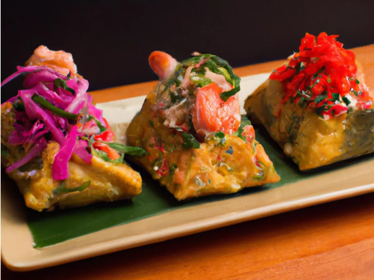 Crab Salad Inari, Spicy Shrimp Salad Inari, Spicy Tofu & Corn Inari Crab Salad Inari, Spicy Shrimp Salad Inari, Spicy Tofu & Corn Inari