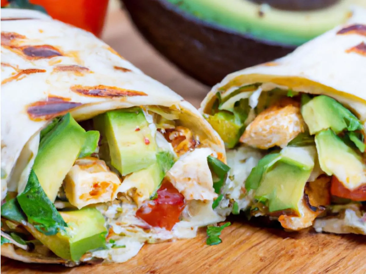 Buffalo Mexican Chicken wrap