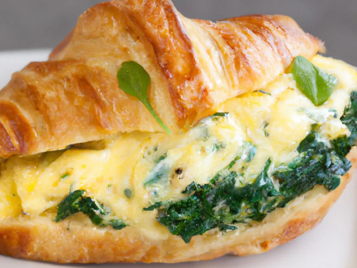 Frittata Croissant Sandwich Frittata Croissant Sandwich