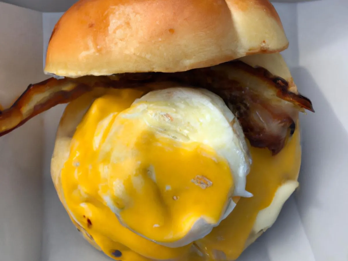Bacon, Egg and Cheese Brioche Bacon, Egg and Cheese Brioche