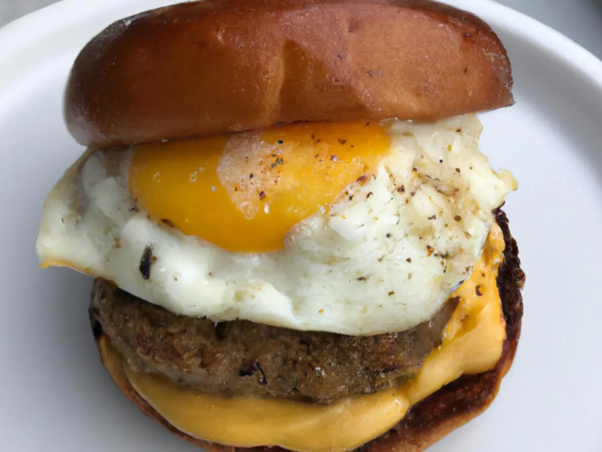 Sausage, Egg and Cheese Brioche Sausage, Egg and Cheese Brioche