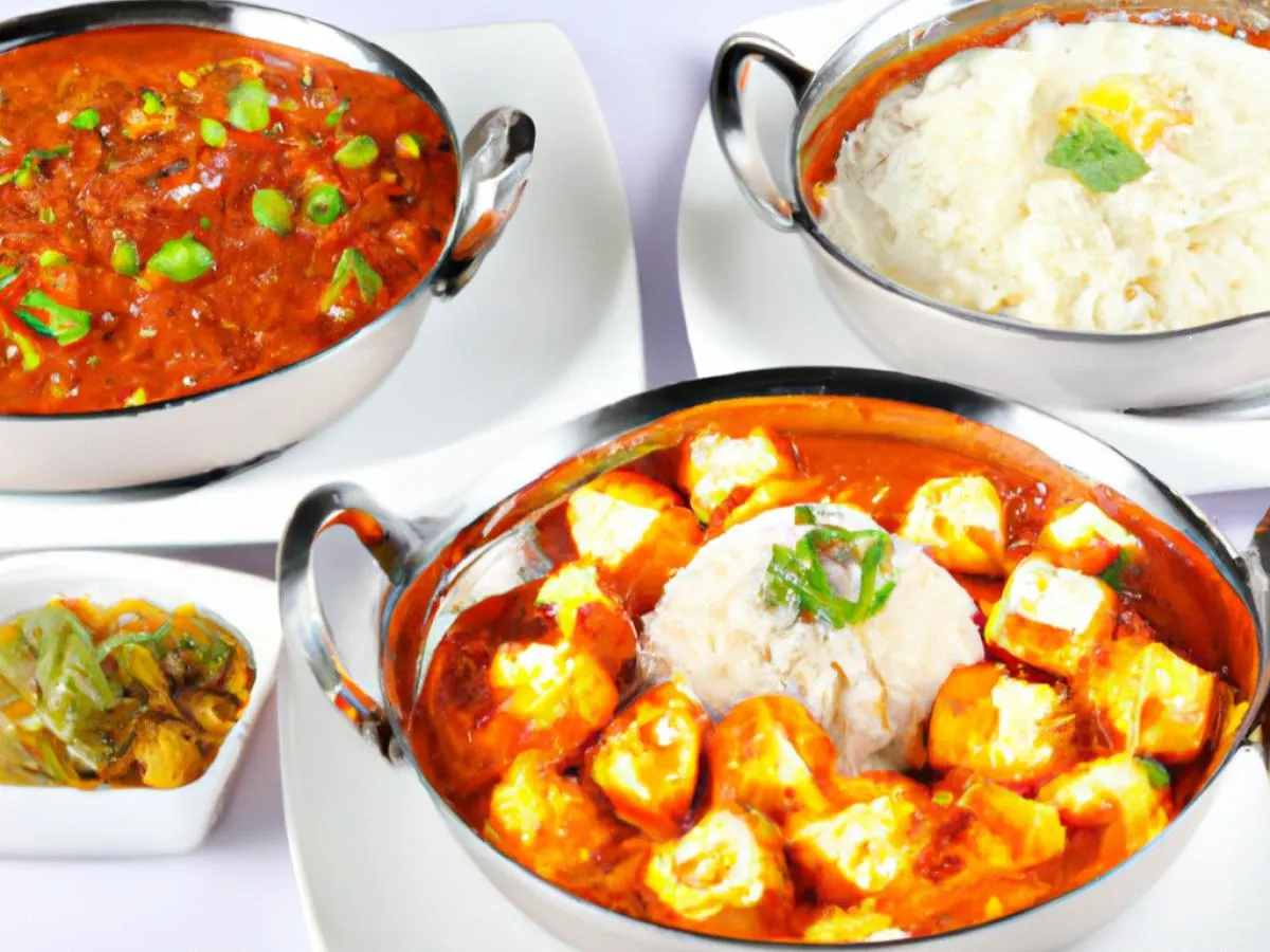 Paneer Tikka Masala, Pulav Rice & Channa Masala [16oz]